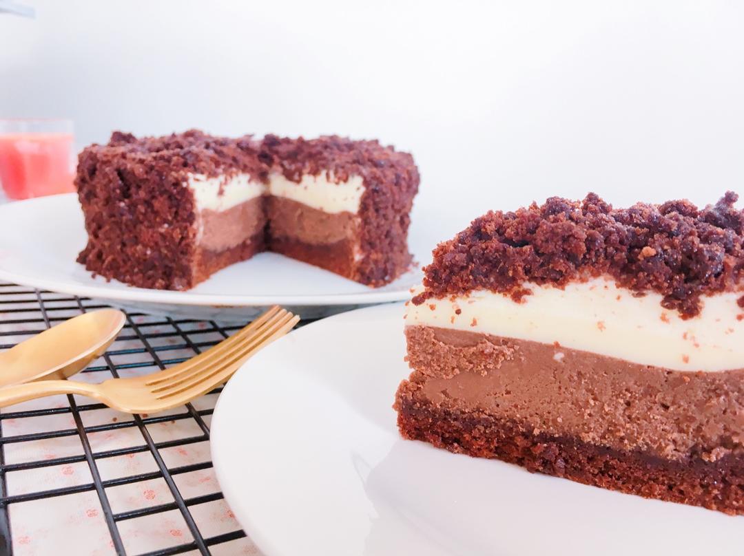<LeTao> 巧克力双层芝士蛋糕配方大公开！！