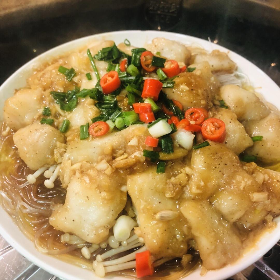 🔥吃不胖❗️蒜蓉粉丝龙利鱼❗️