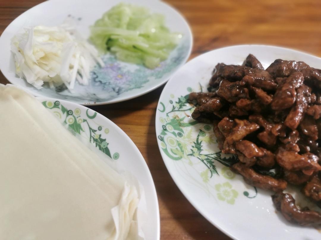 传统做法 京酱肉丝