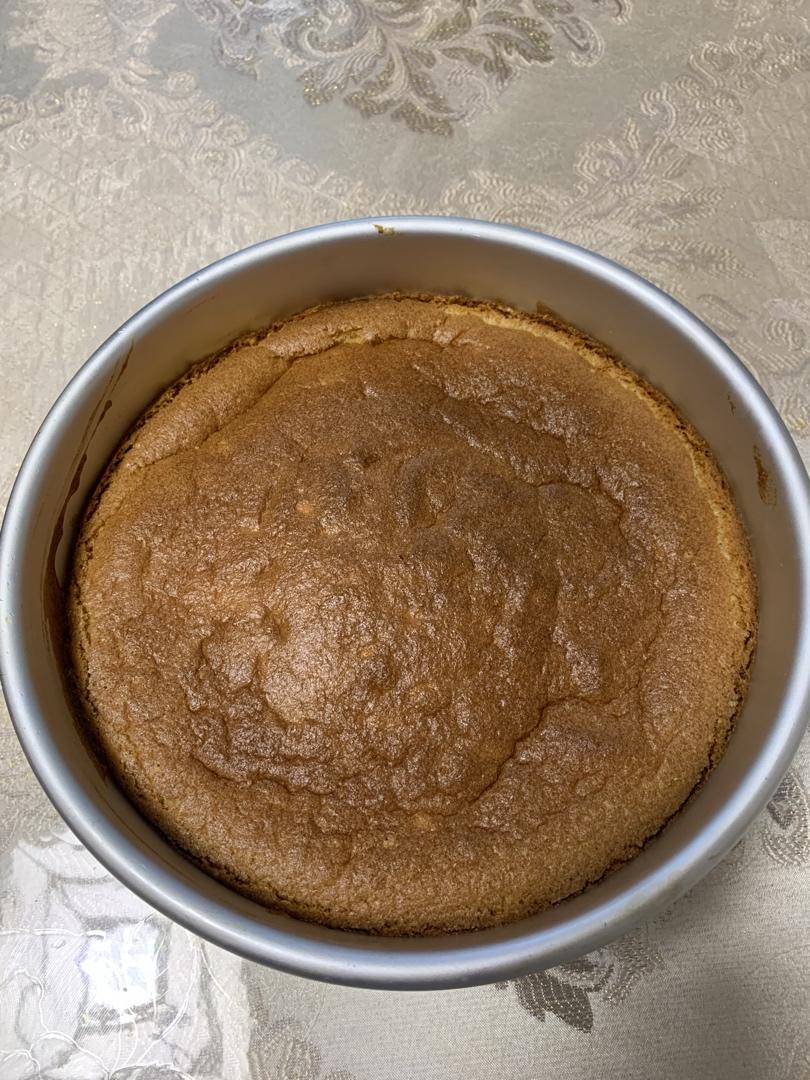 八寸戚风蛋糕 椰蓉戚风 附赠烘焙操作技巧