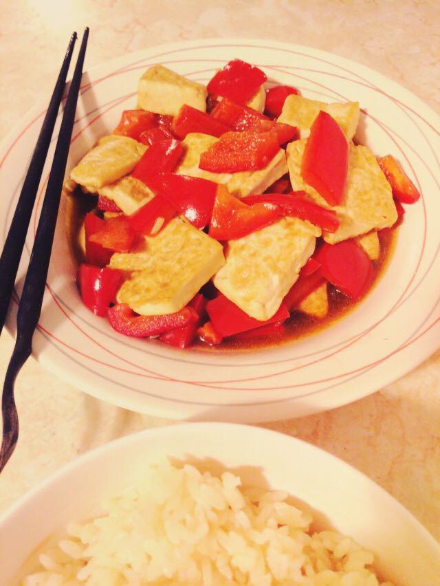 家常豆腐(彩椒版)