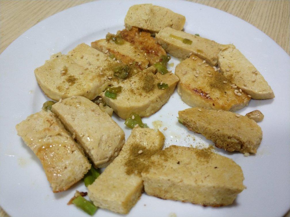 卤汁葱香冻豆腐