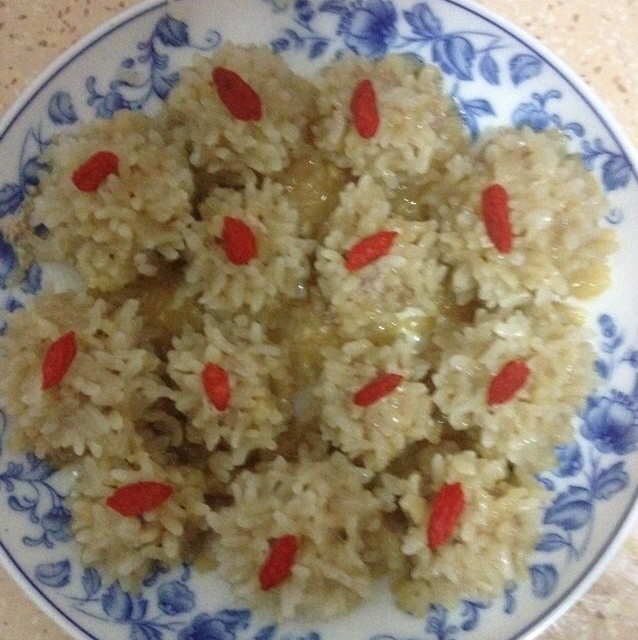 蒸糯米丸子