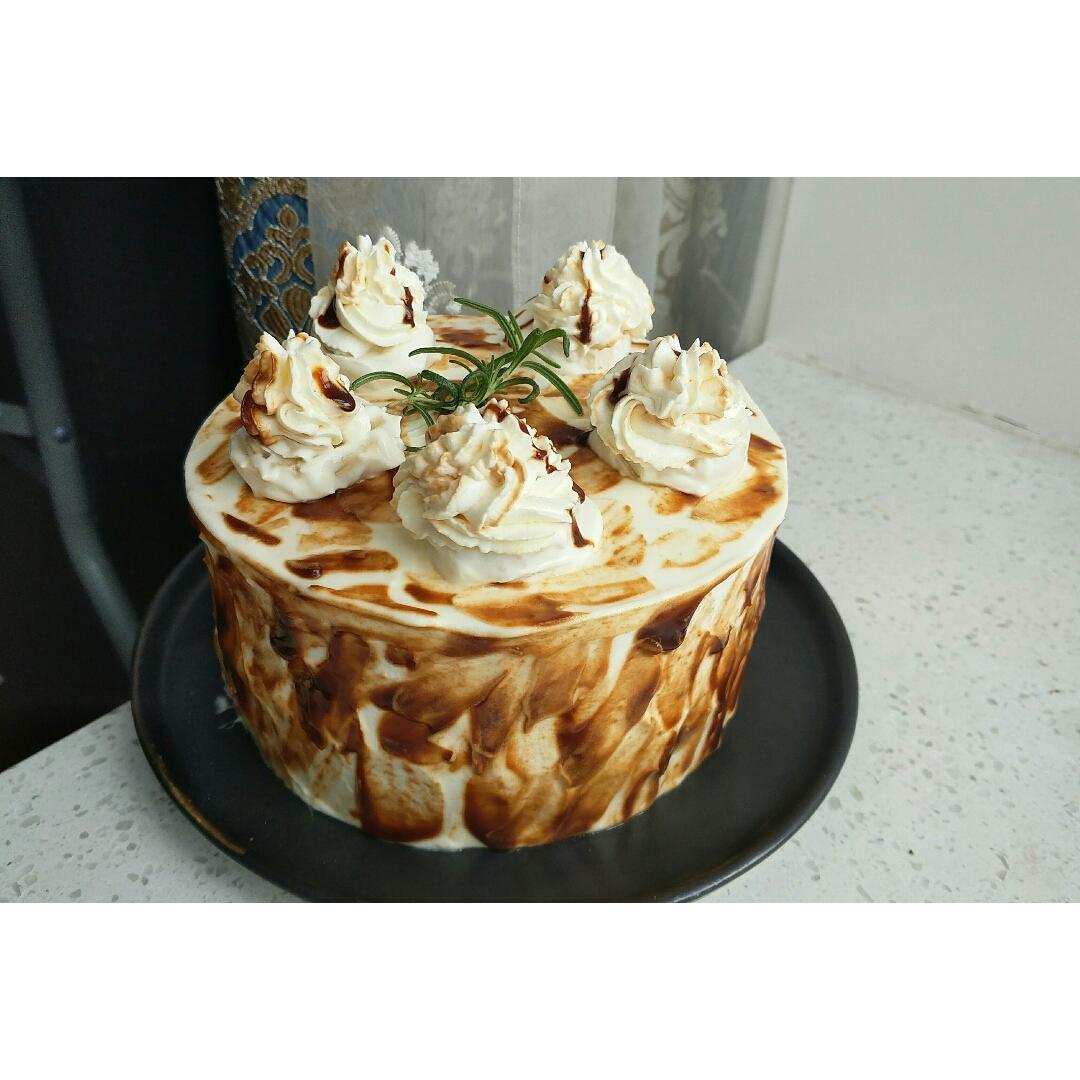 焦糖香草海绵蛋糕