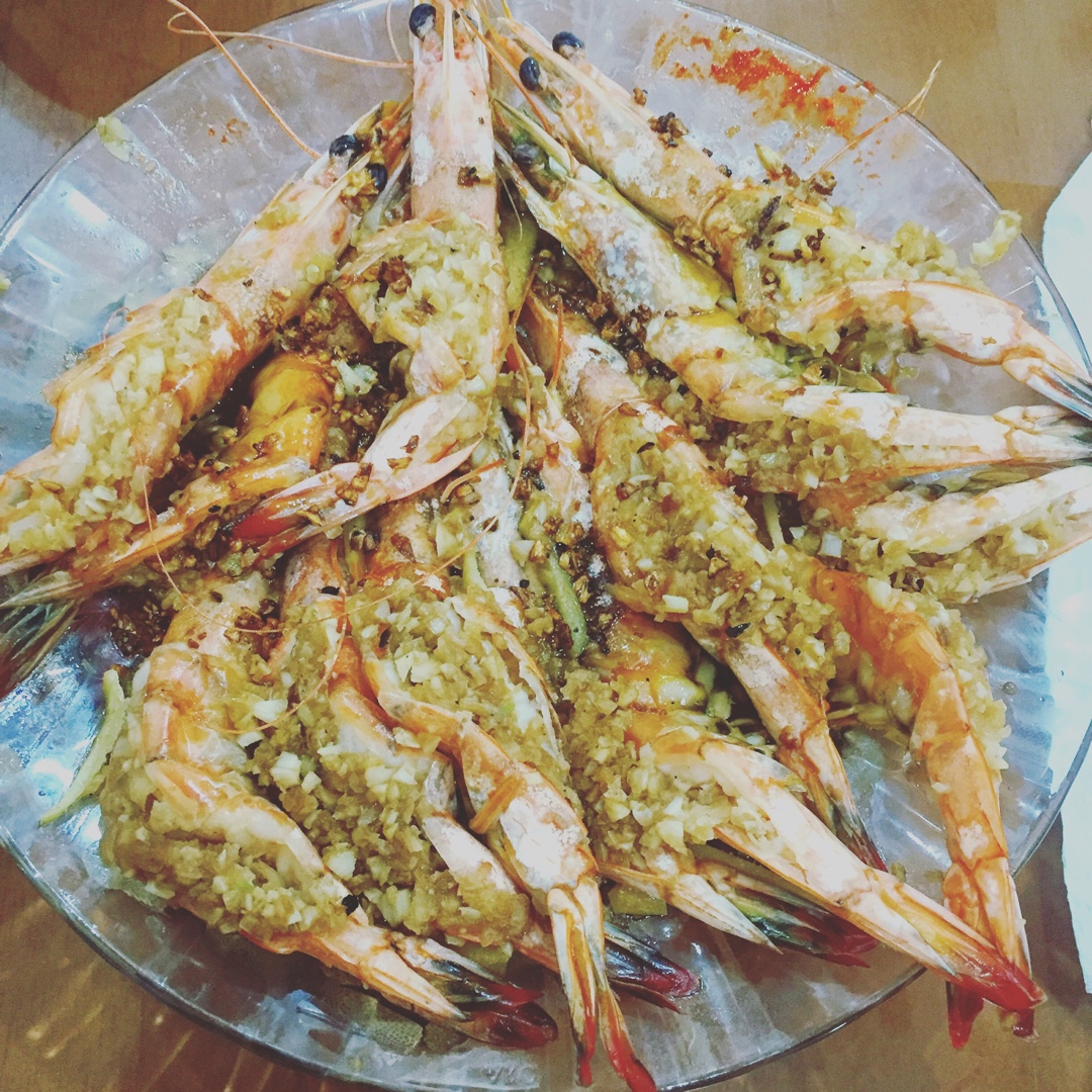 【曼食慢语】清蒸蒜蓉填虎虾
