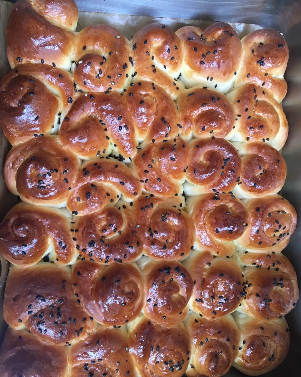 中种法蜂蜜面包---定制烤盘版本