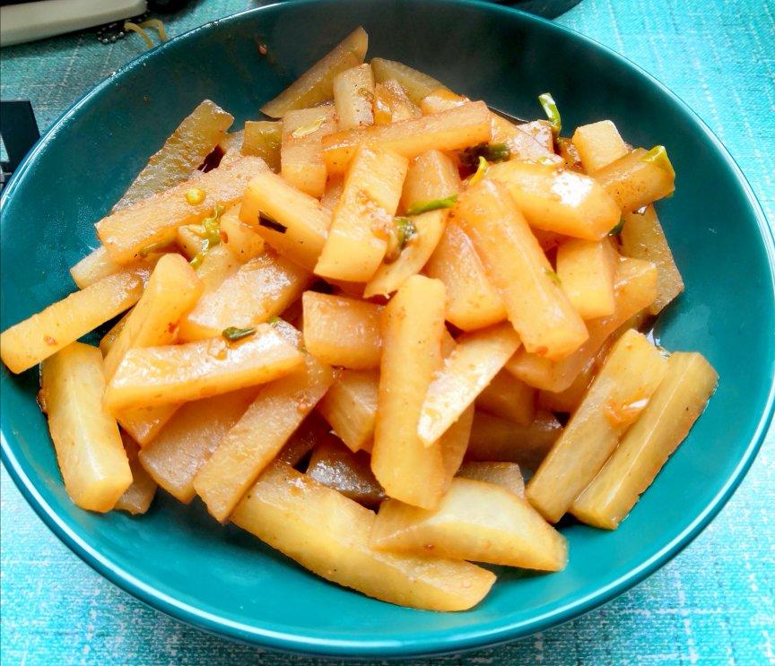 比肉还好吃的，炒白萝卜