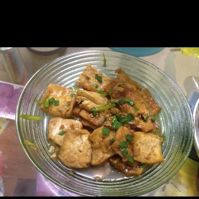 大葱烧豆腐