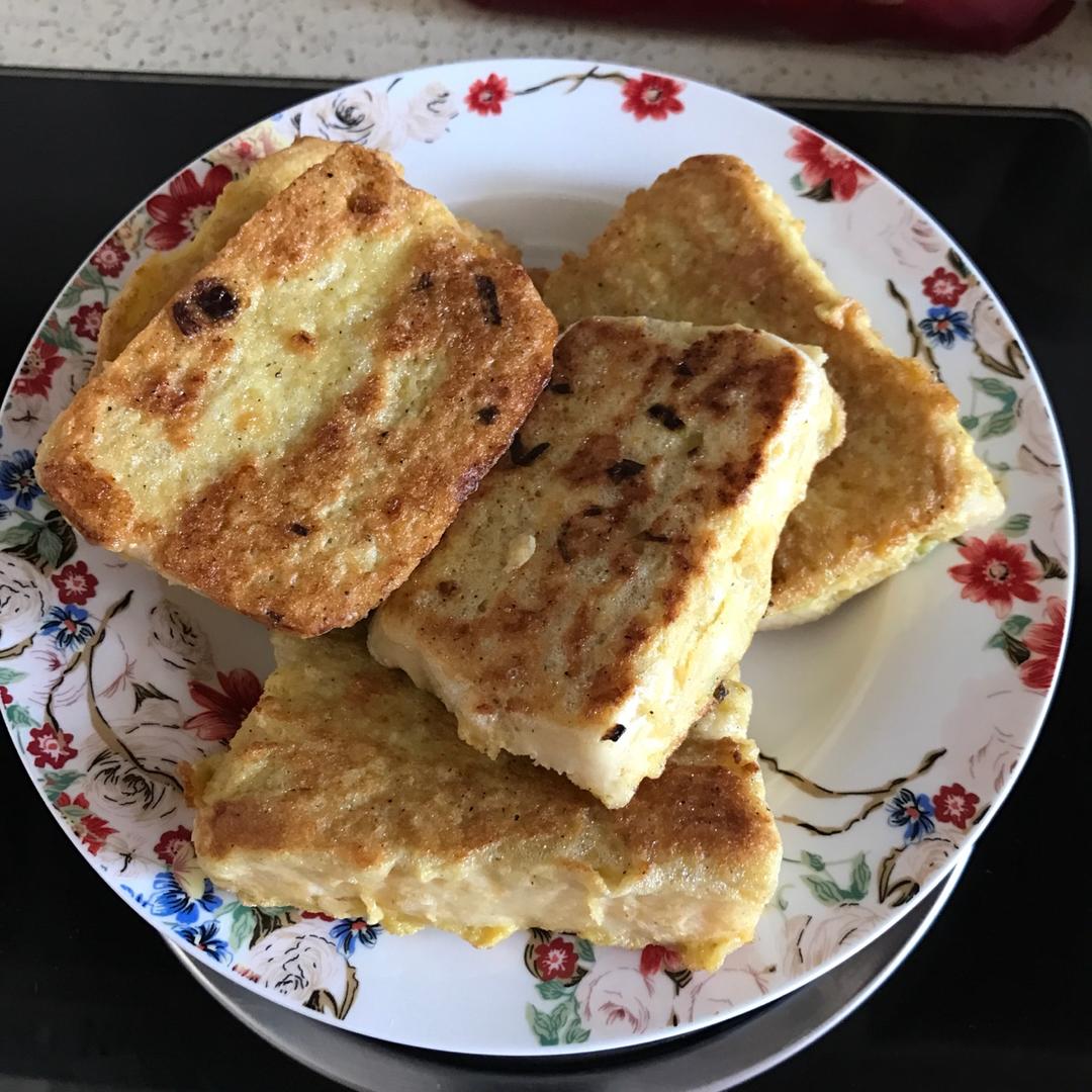 鸡蛋煎馒头片