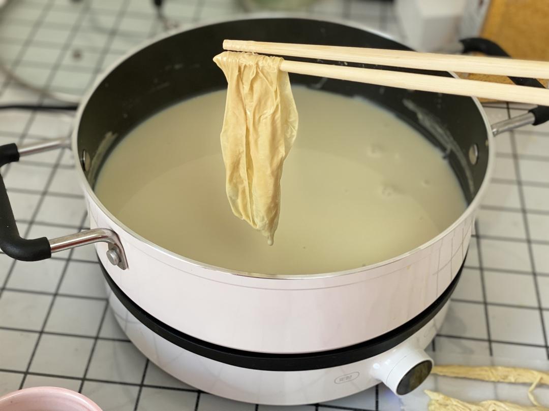 自制腐竹，自制豆腐皮