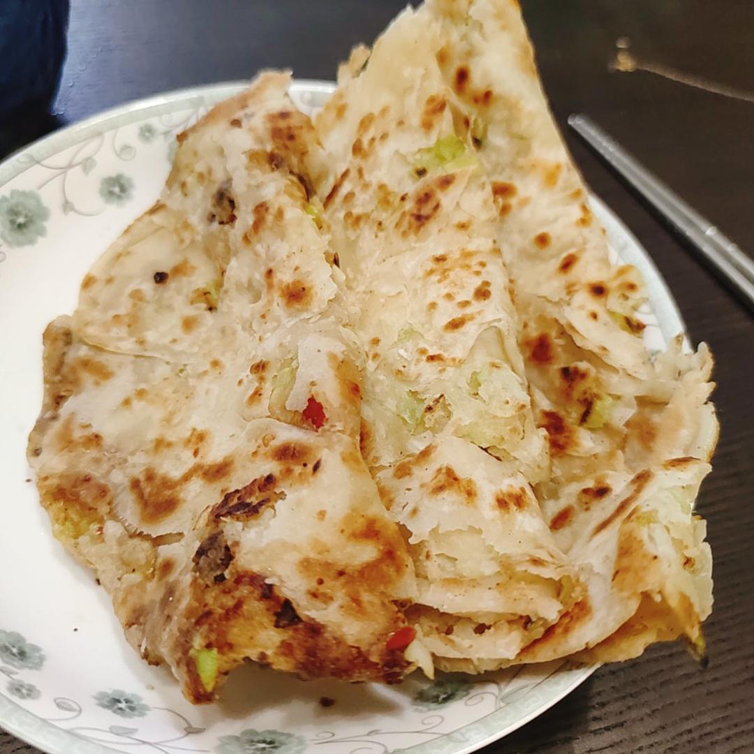 家庭版油酥葱油饼