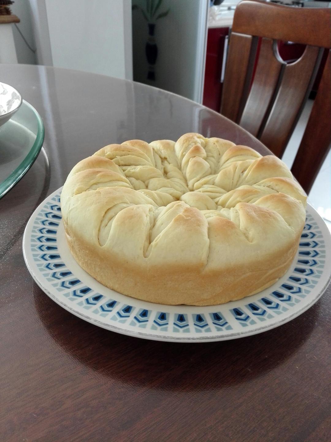 手撕千层花朵面包