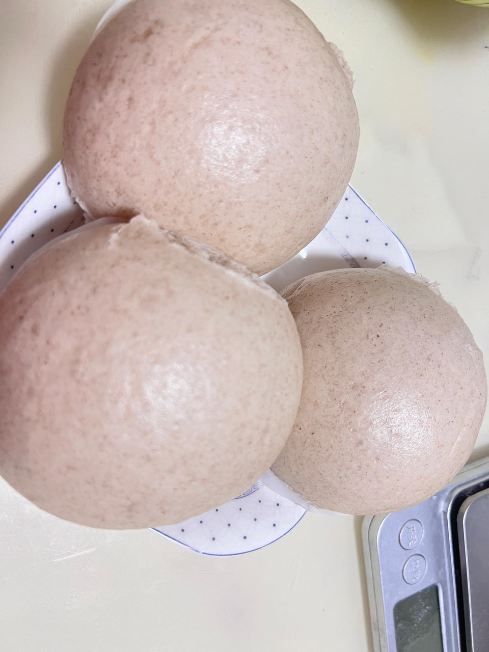 奶香黑麦炝面馒头