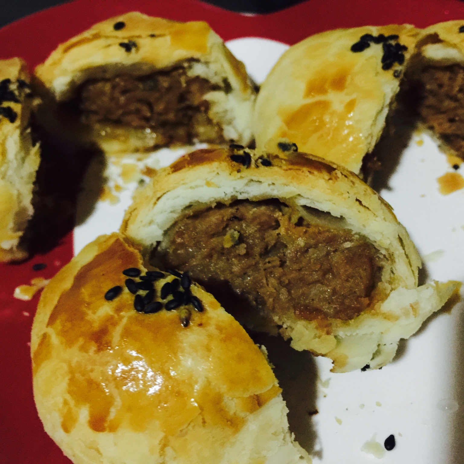苏式榨菜鲜肉月饼