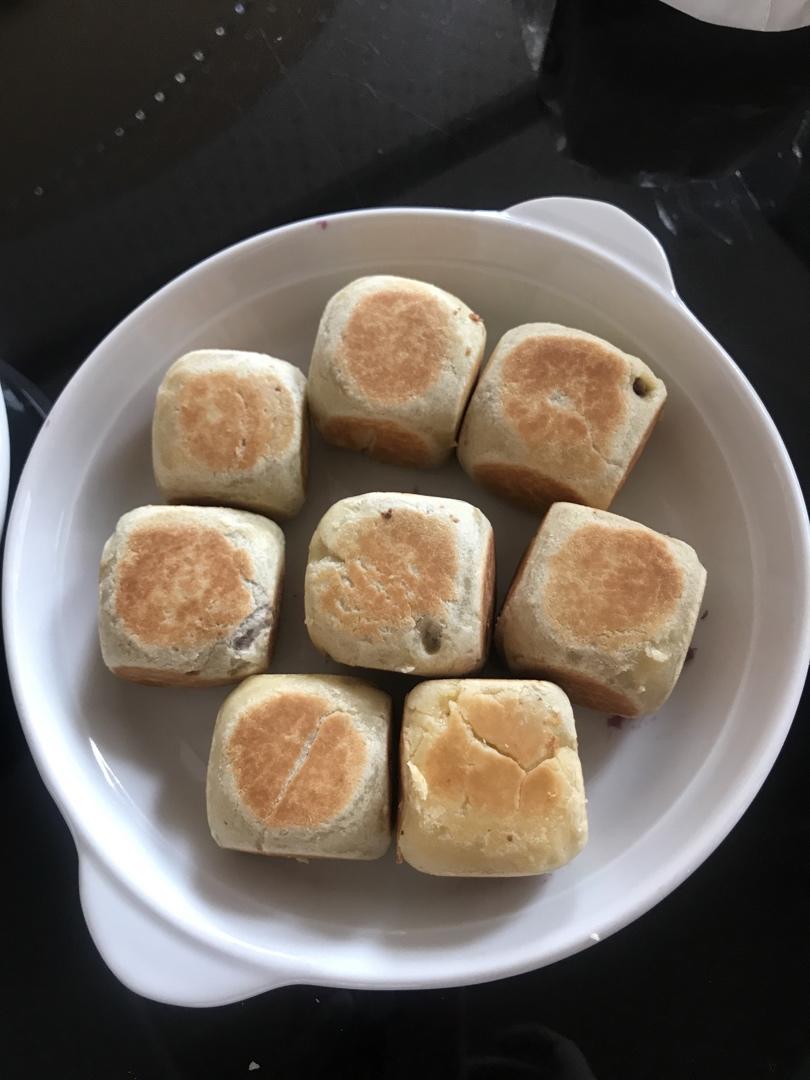 网红爆浆香芋紫薯仙豆糕，只需一口平底锅