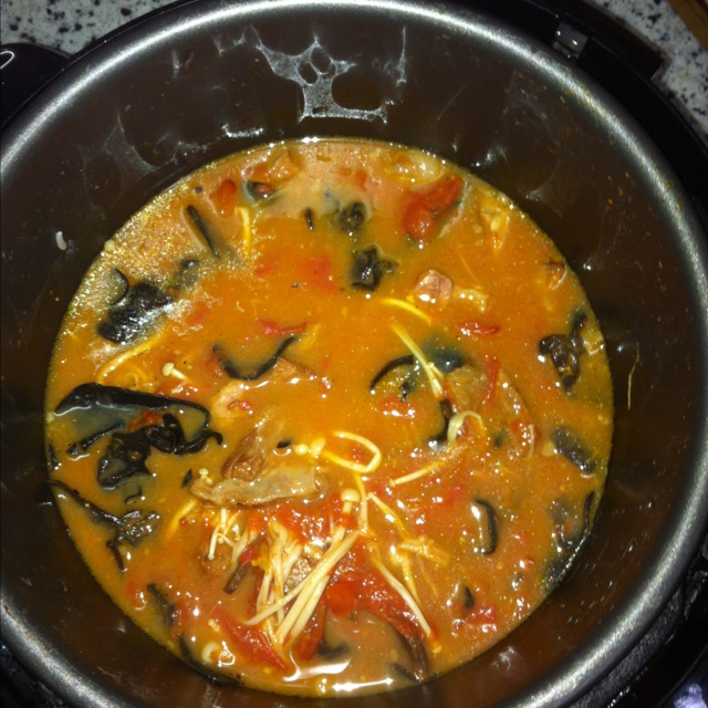 西红柿土豆牛腩汤