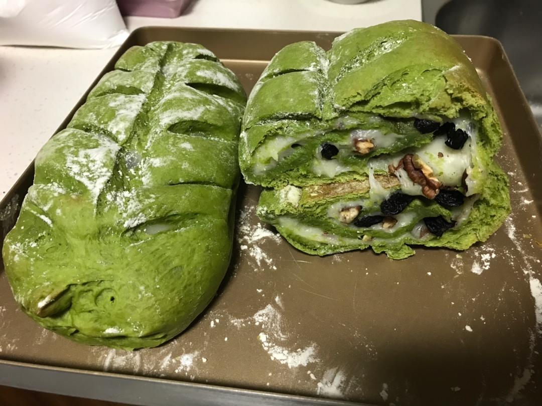 抹茶麻薯软欧