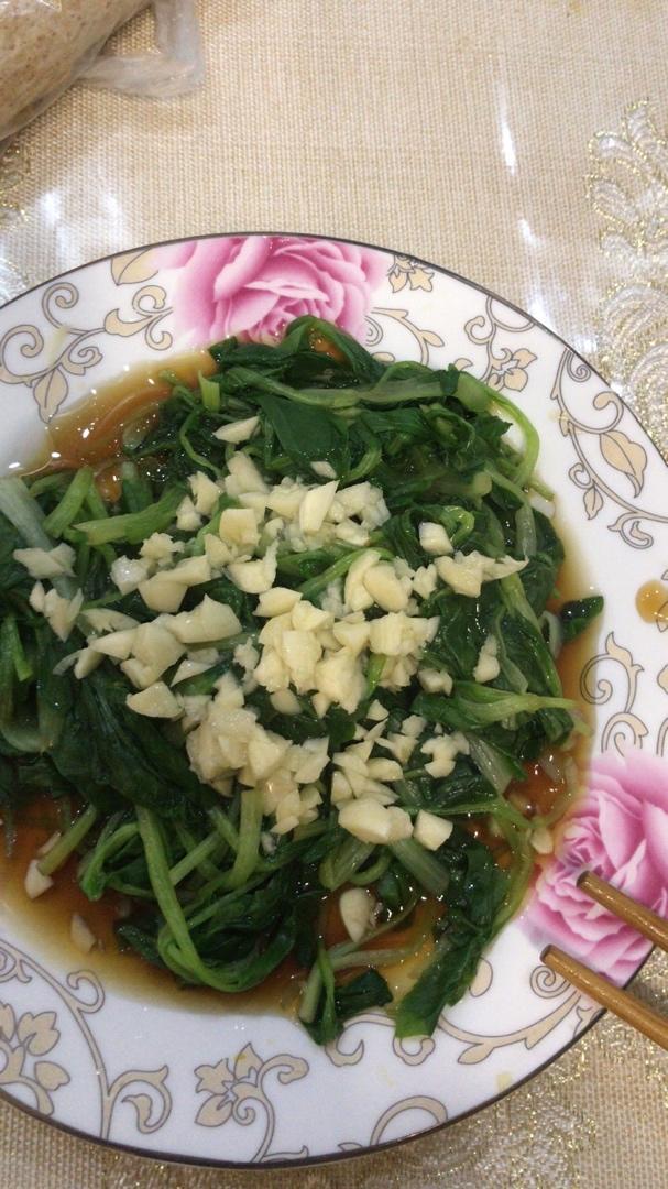 鸡毛菜的最佳打开方式：白灼鸡毛菜