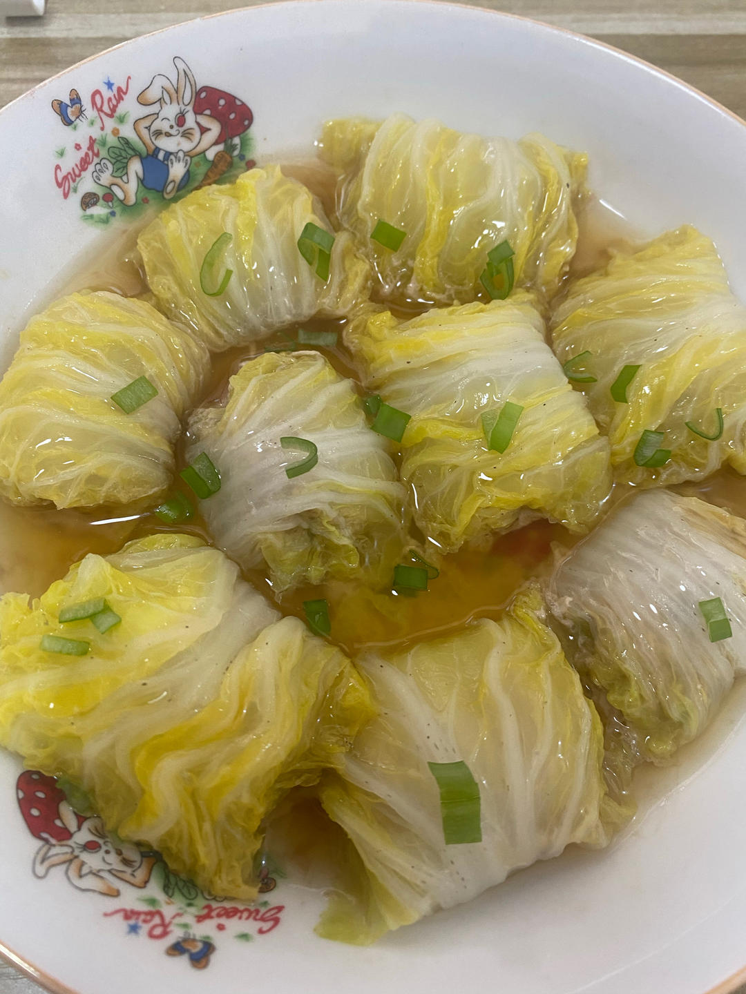 方便好吃的娃娃菜包肉