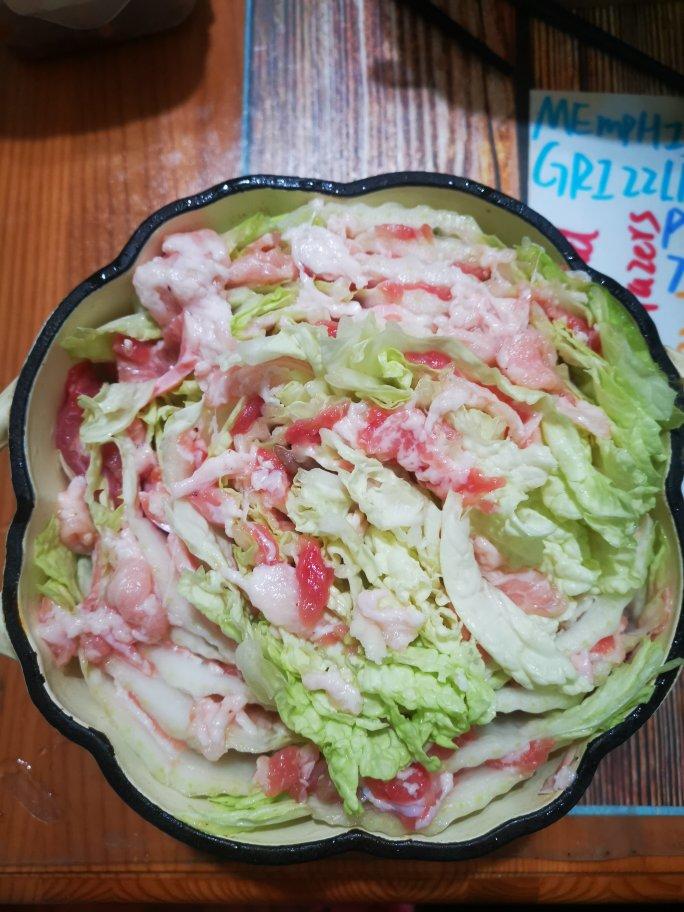 北鼎铸铁锅食谱｜猪肉白菜锅
