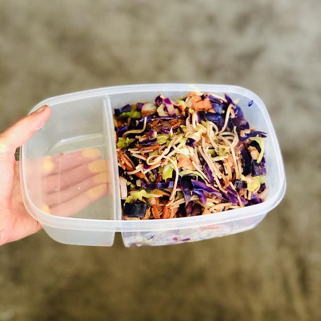 时蔬酱油炒面
