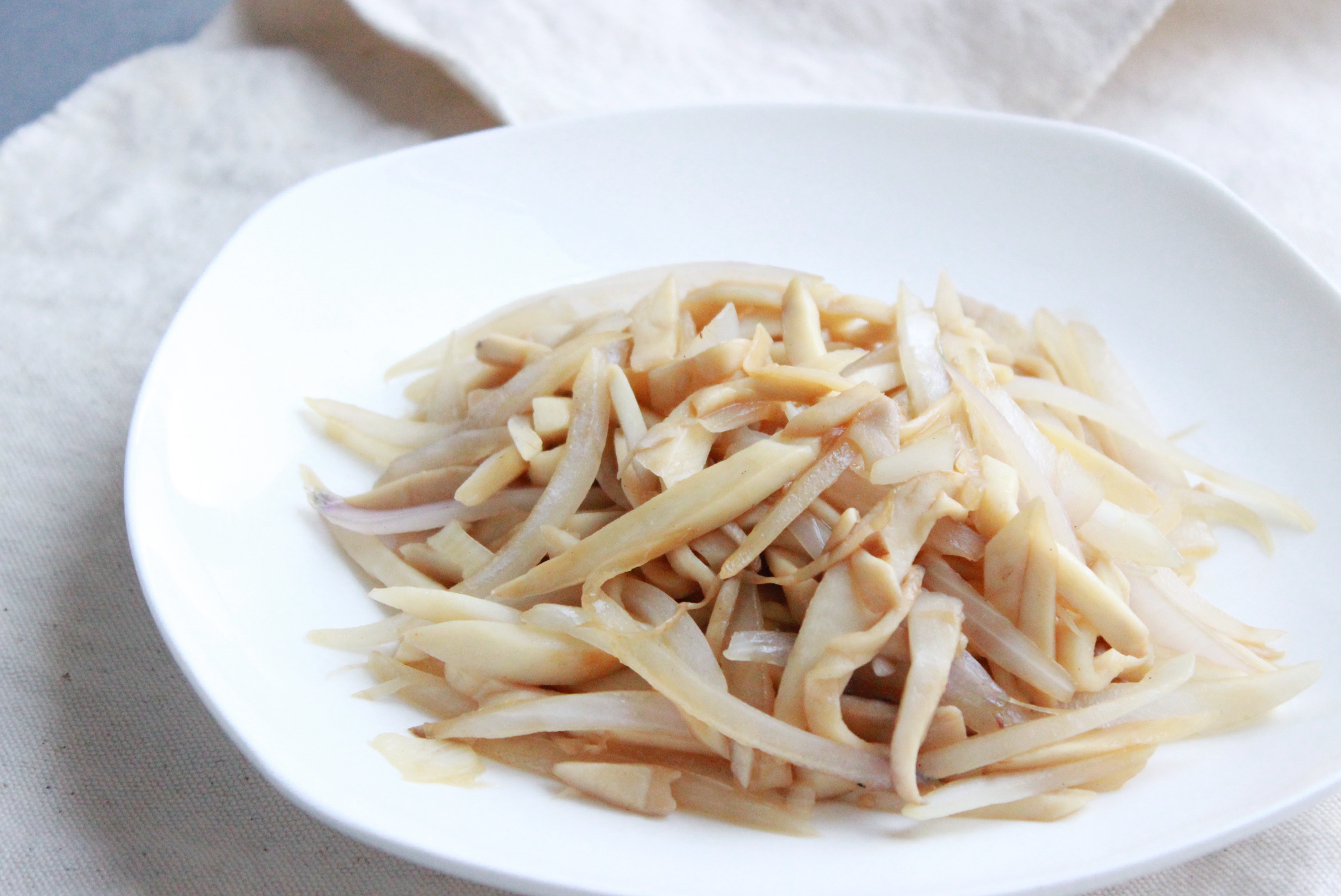 洋葱遇到杏鲍菇