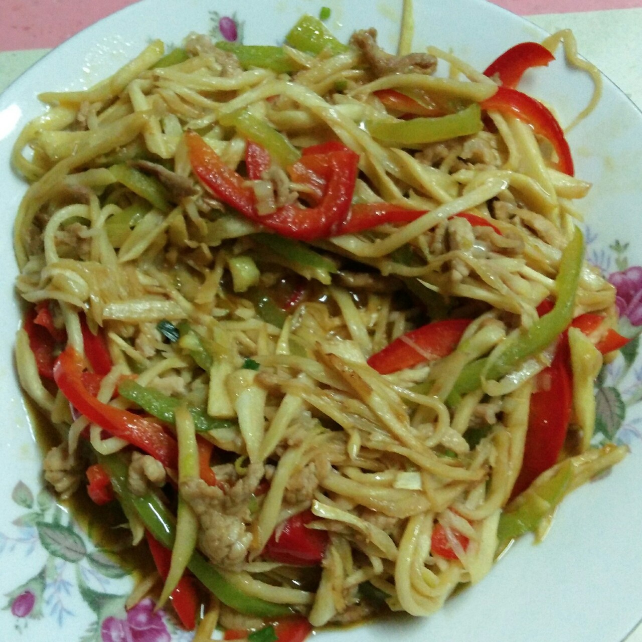 茭白肉丝