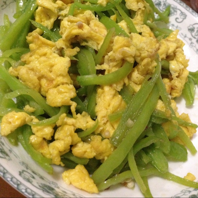 青椒鸡蛋