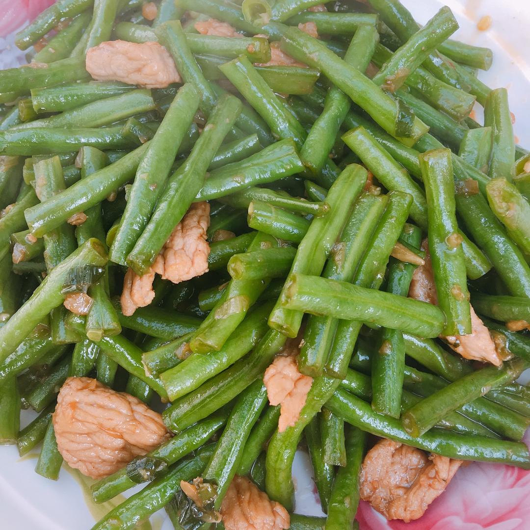 棉花酱cindy做的线豆儿炒肉
