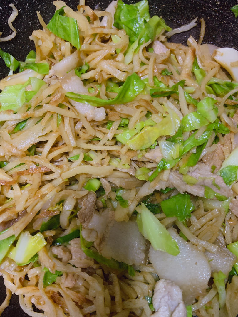 老北京素炒饼(肉炒饼)