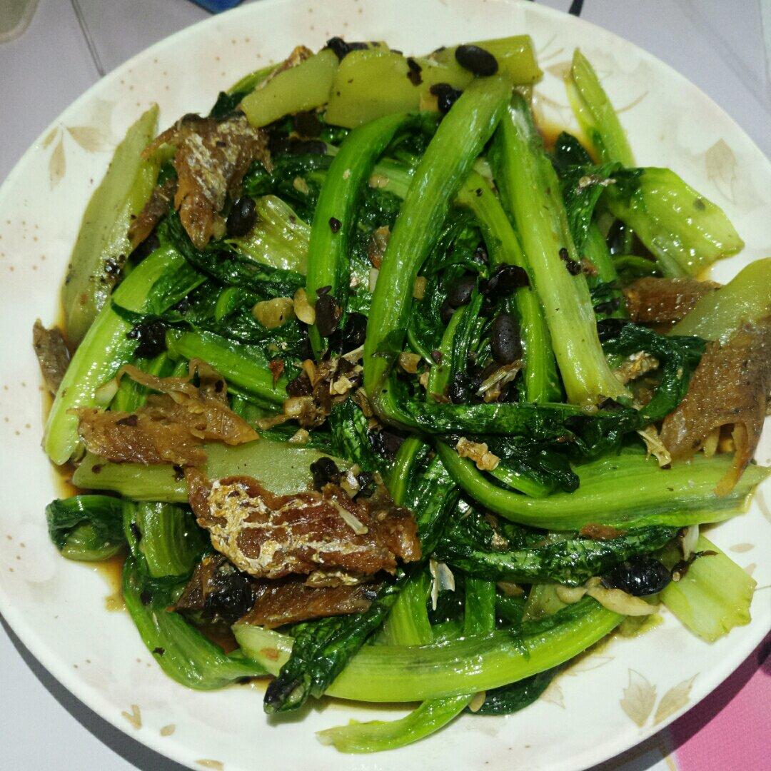 豆豉鲮鱼油麦菜