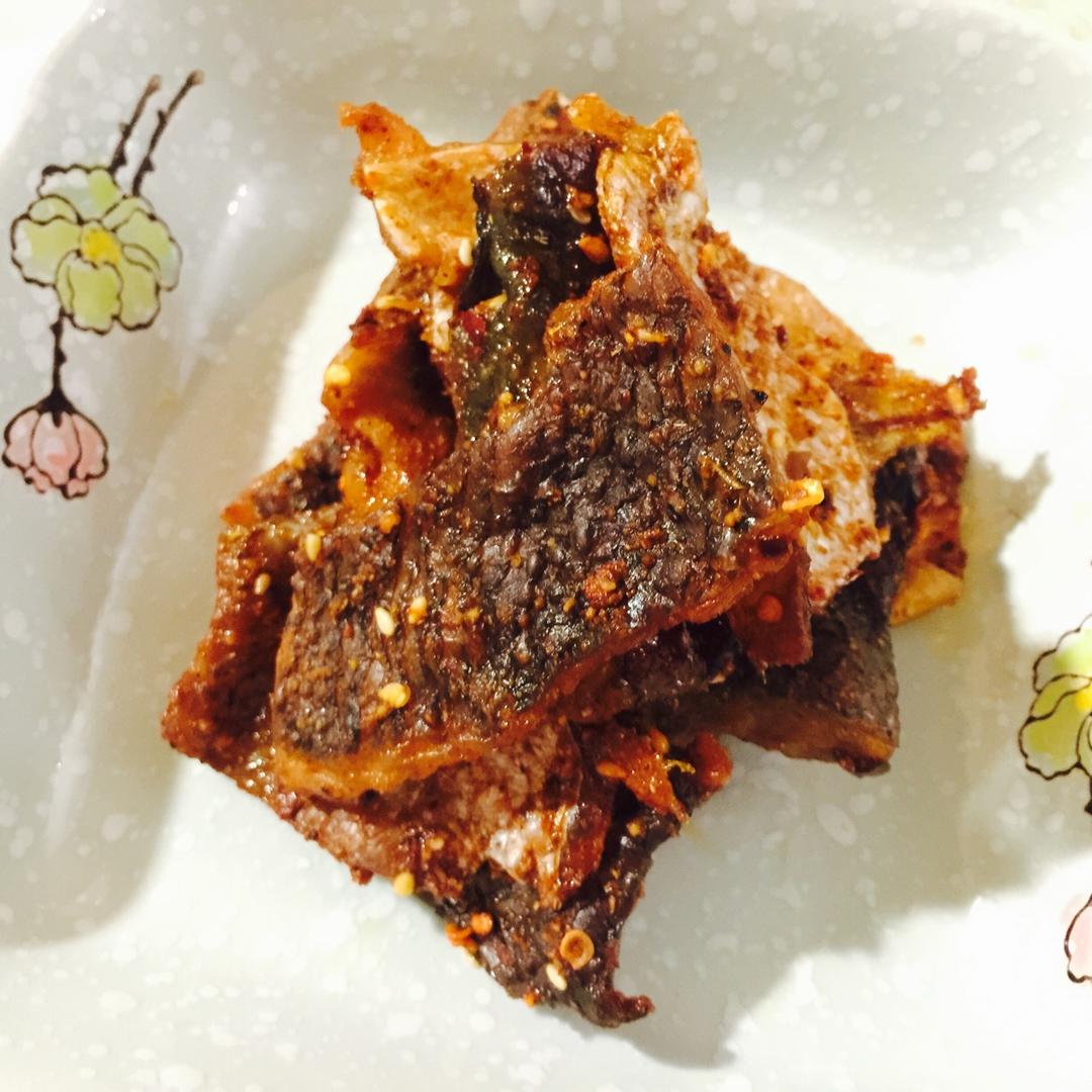 【健康零食】 香香脆脆的烤三文鱼皮