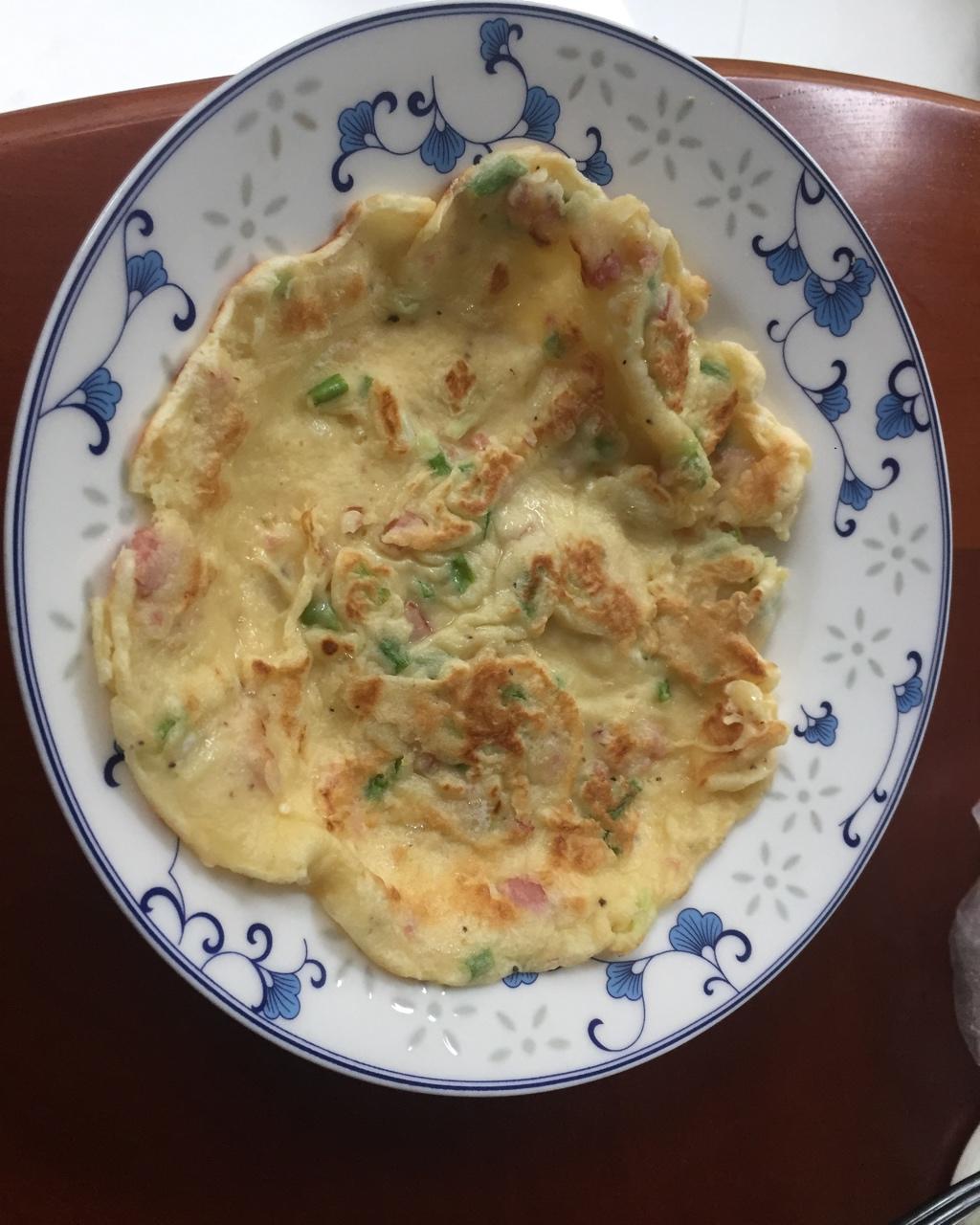 快手鸡蛋饼～～十分钟早餐！