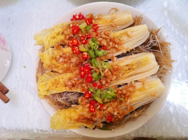 蒜蓉粉丝蒸娃娃菜