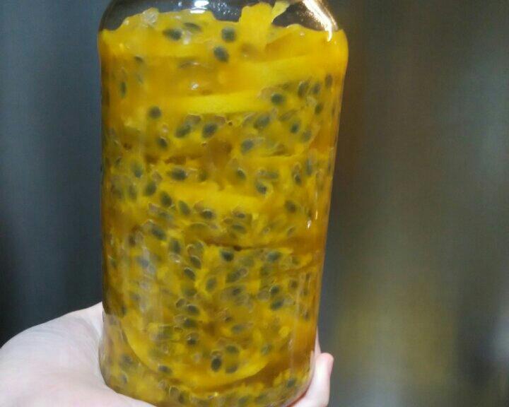百香果柠檬水果茶