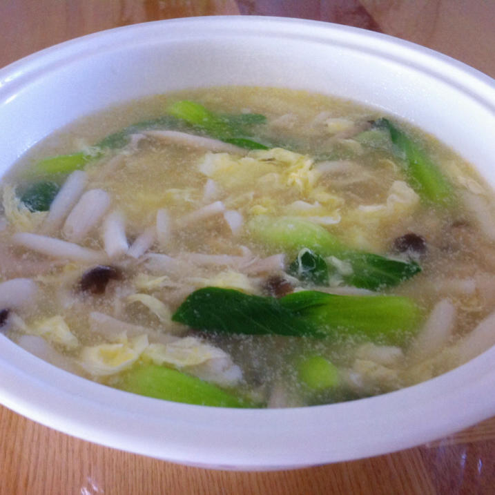 蟹味菇蛋花汤