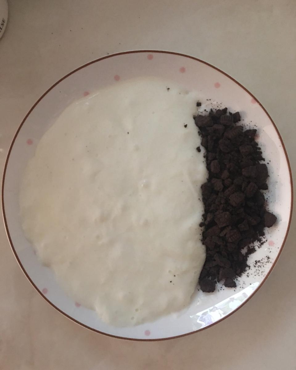 奥利奥鲜奶麻薯