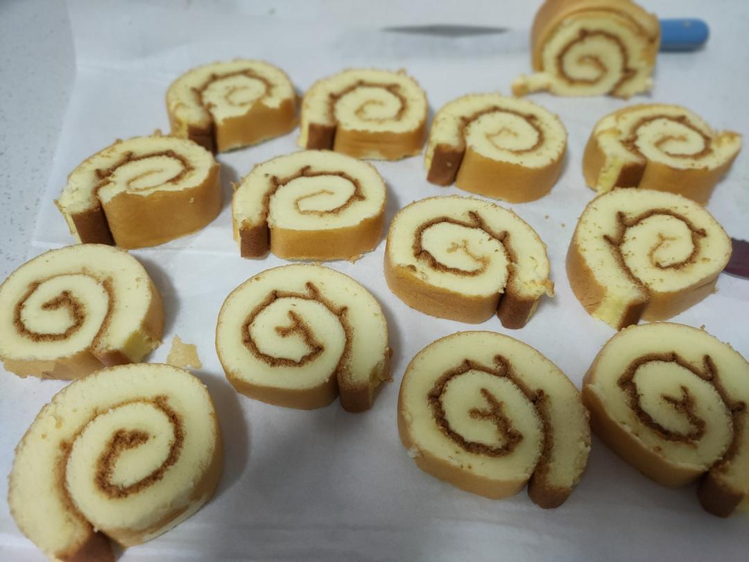 蛋糕卷这样做‼️不掉皮不开裂（小视频食谱）