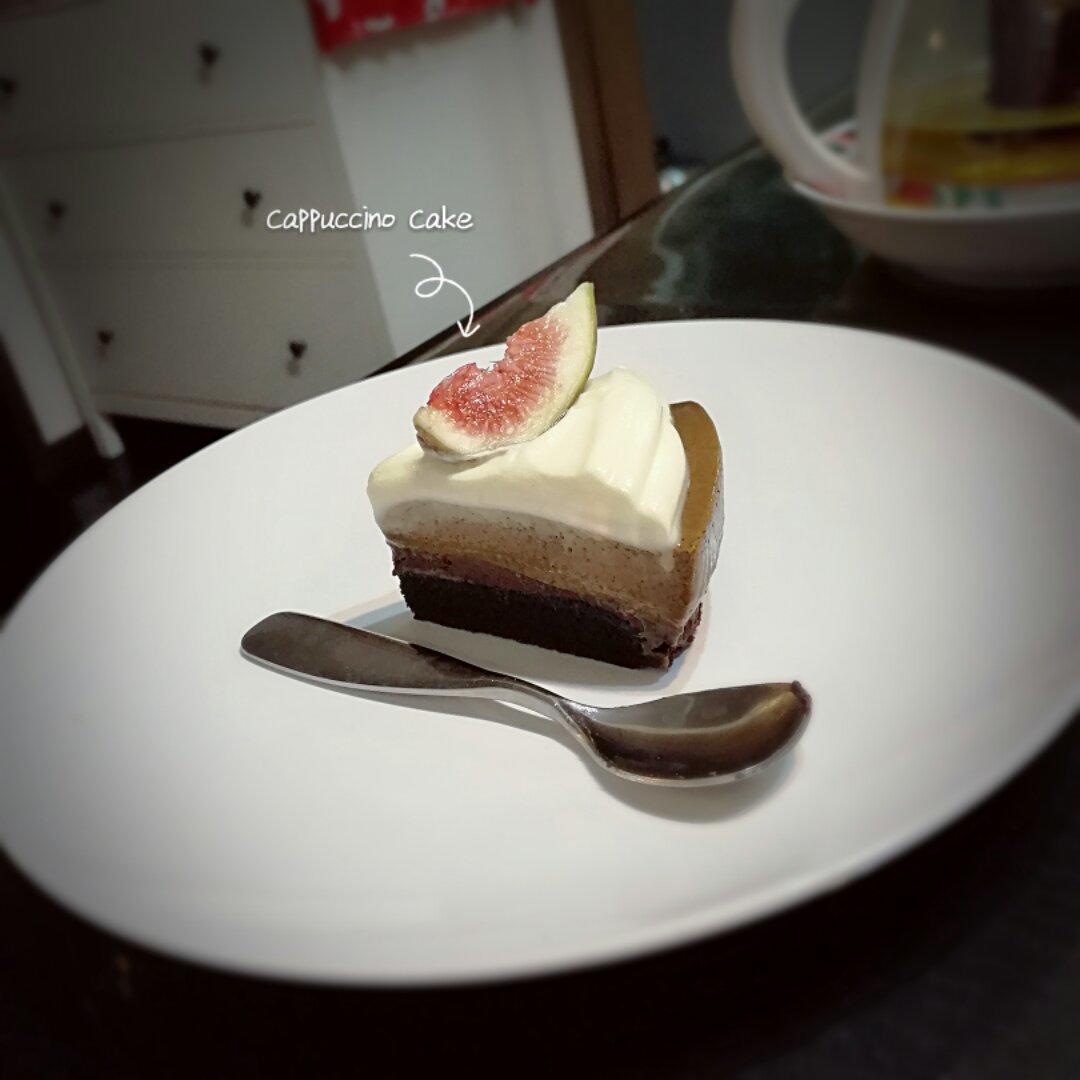 卡布奇诺蛋糕Cappuccino-咖啡白巧克力慕斯配巧克力甘纳许<熊谷裕子>