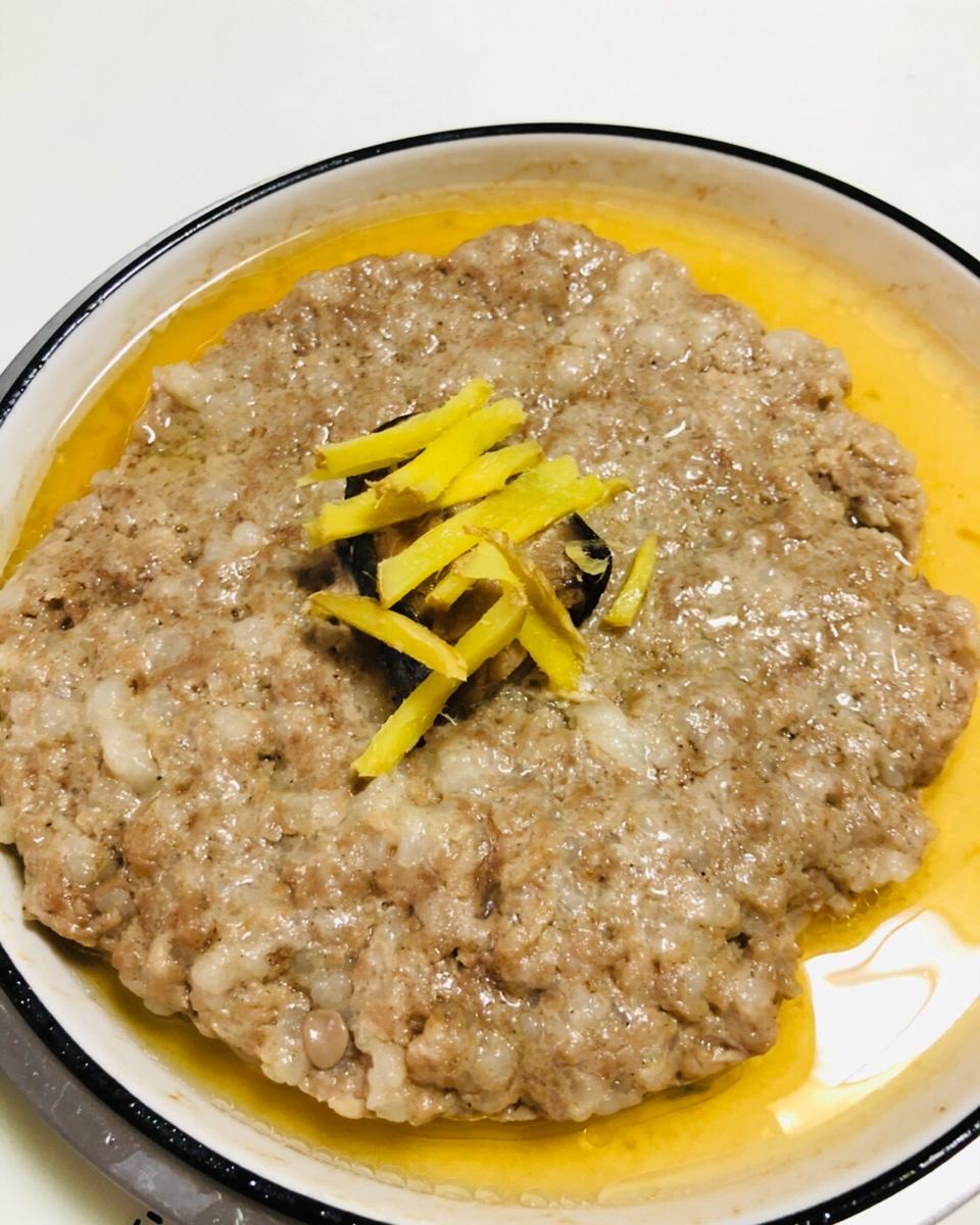 咸鱼蒸肉饼