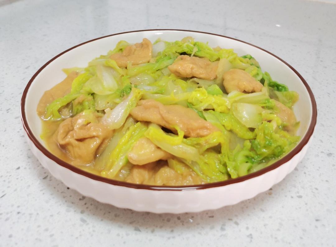 面筋烧白菜