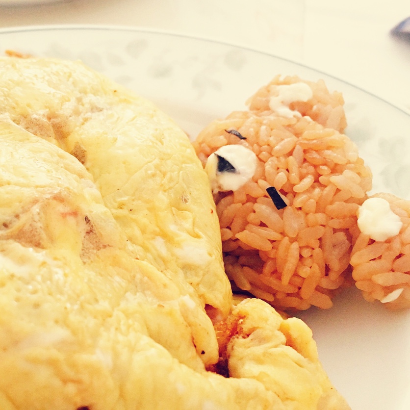 午睡的轻松熊蛋包饭