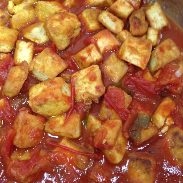 西红柿烧豆腐