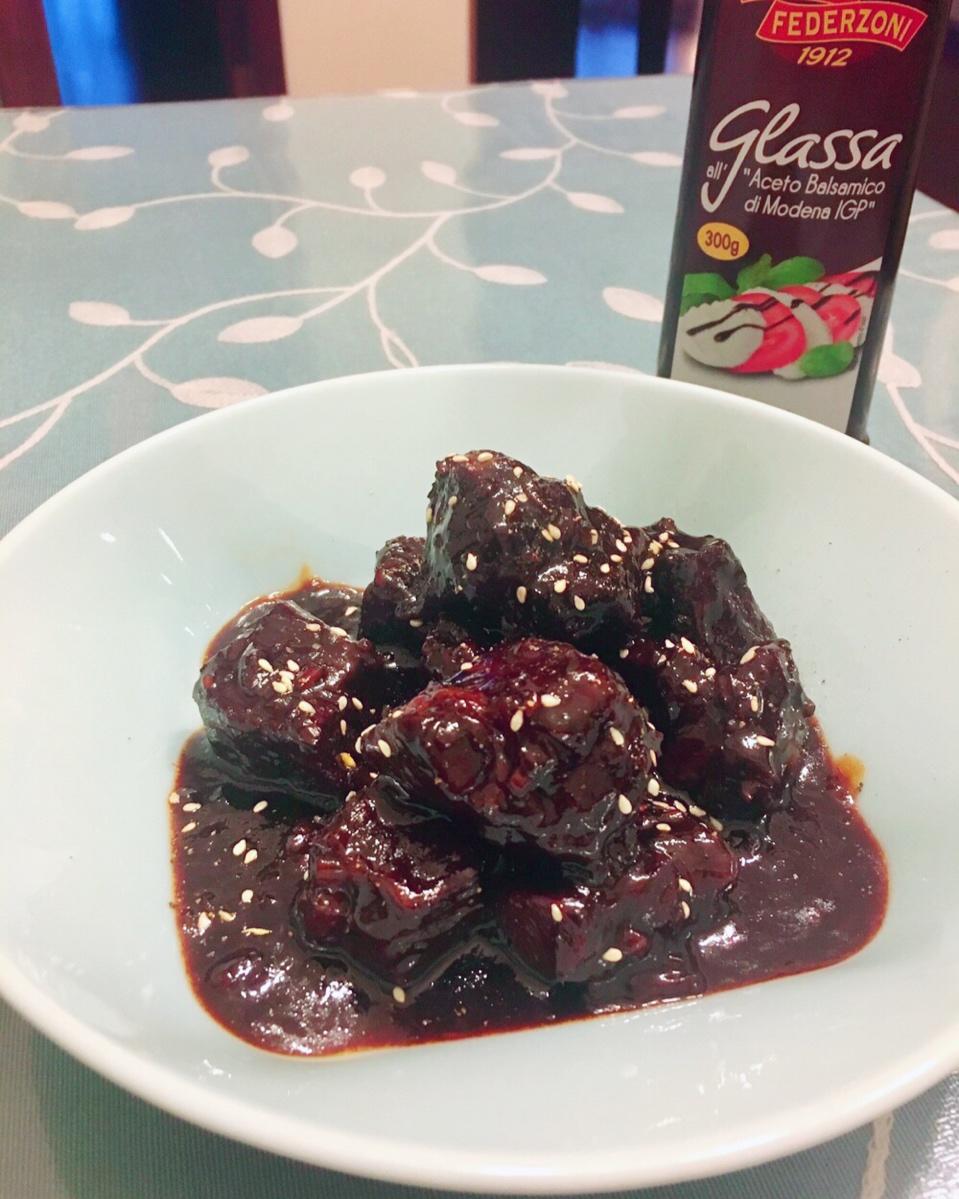 Balsamico烧汁牛肋条