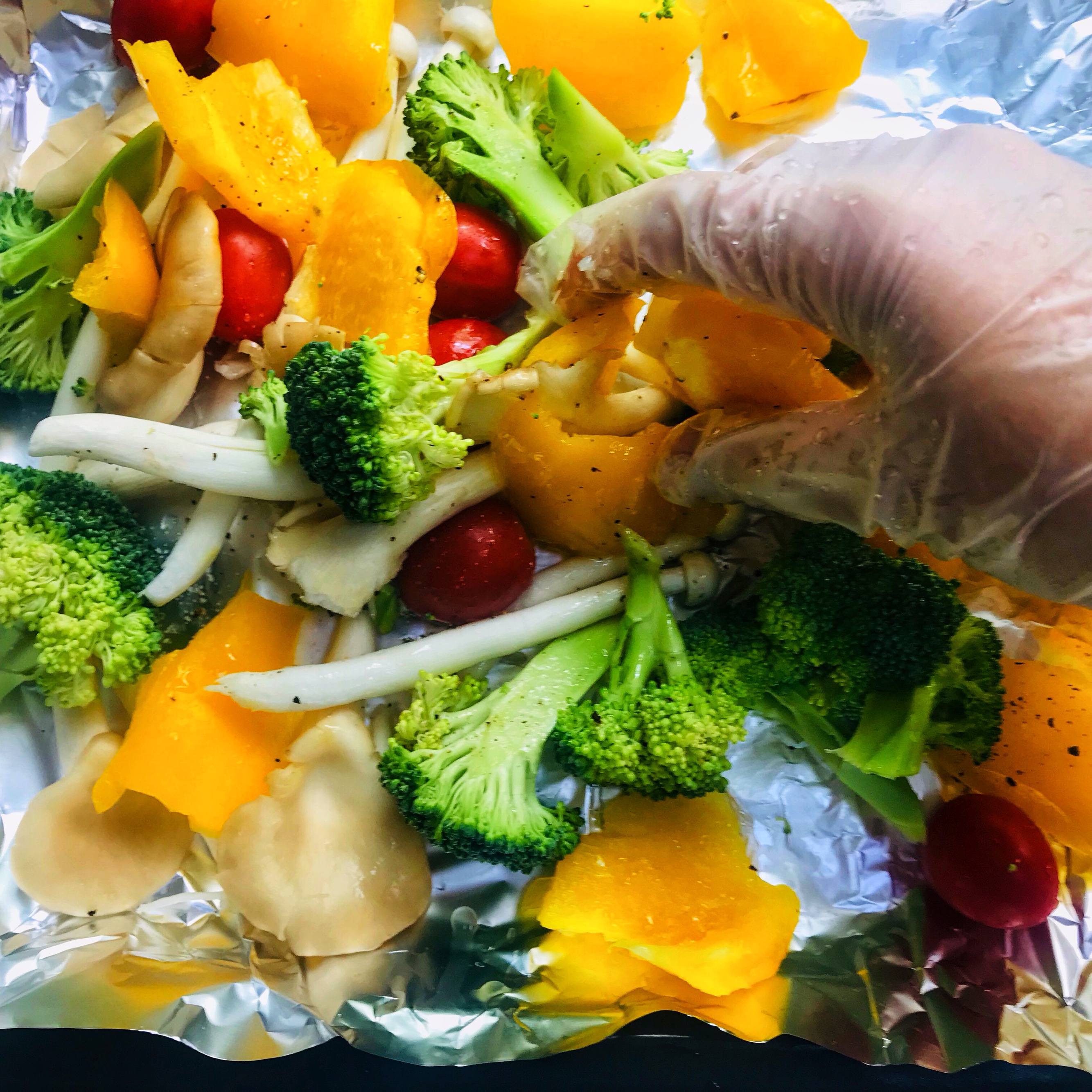 #暖暖家#夏日懒人必备之健康鸡胸肉烤蔬菜的做法 步骤4
