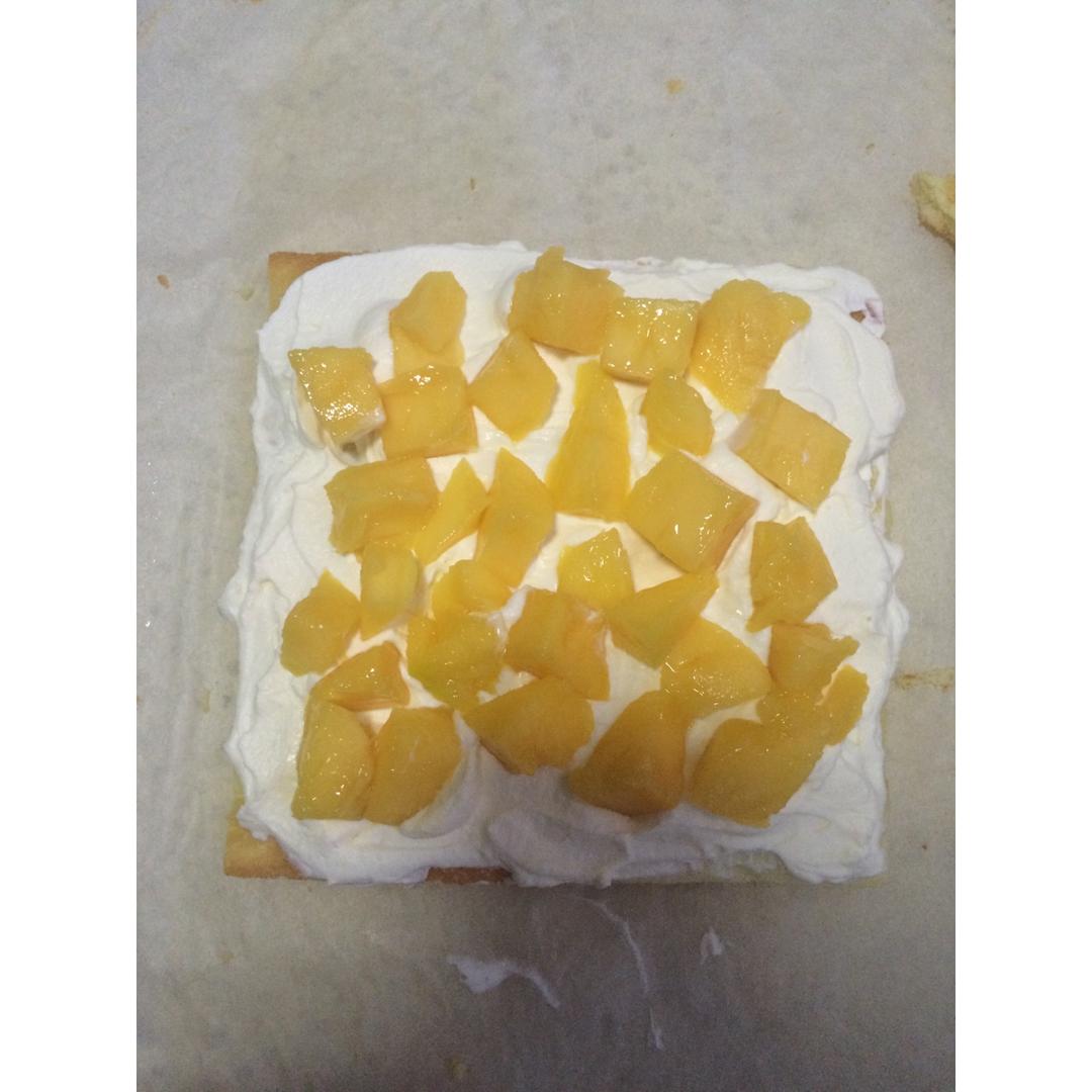 方形水果夹层蛋糕