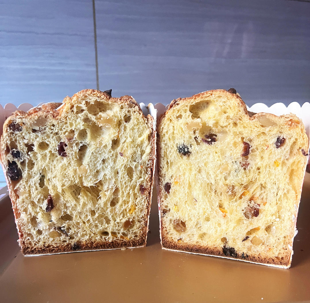 意大利新年面包：潘娜托尼，做完放3天味道更好吃