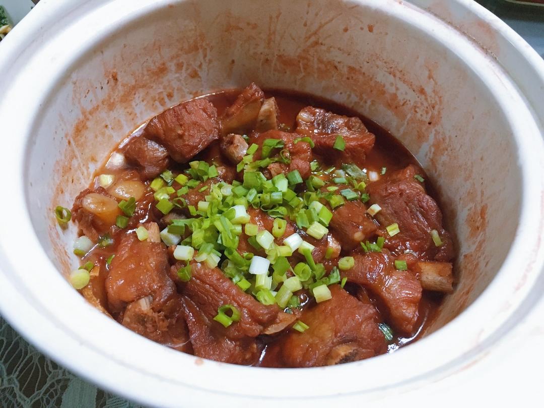 红腐乳烧排骨