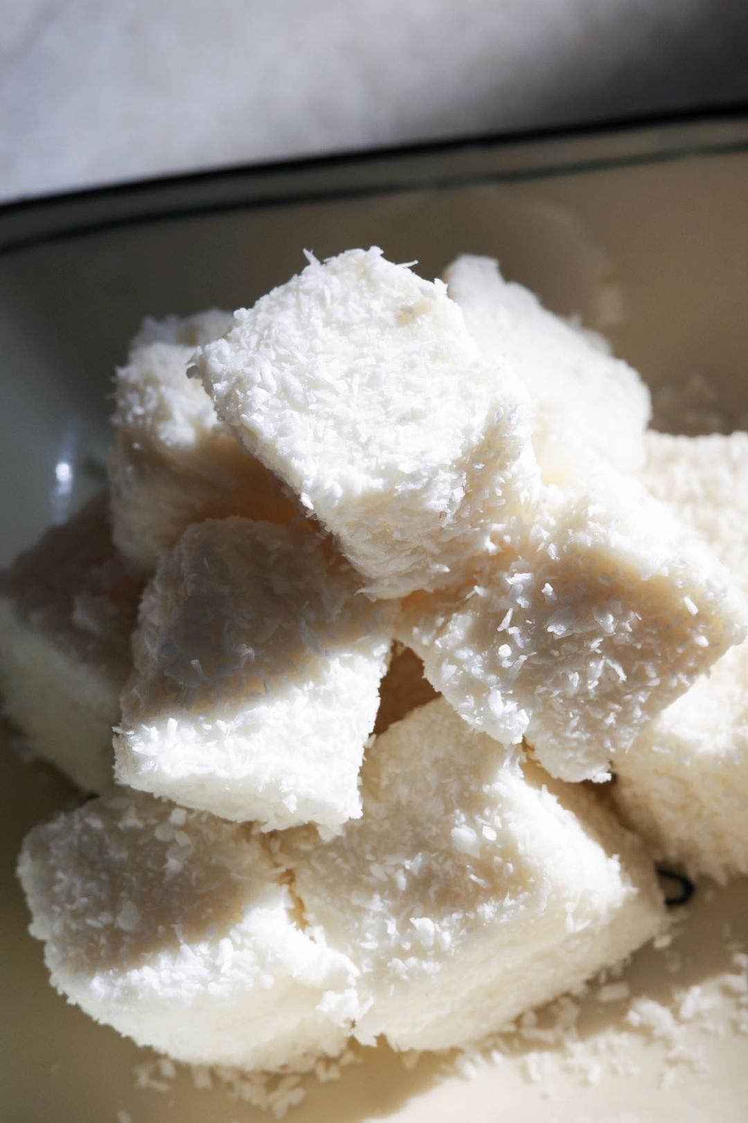 椰丝牛奶小方--椰浆版