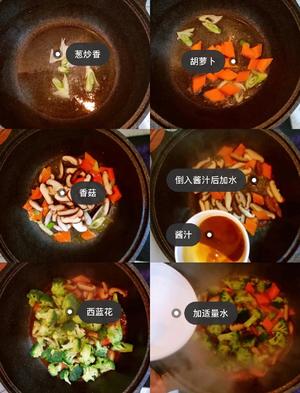 低脂又营养的家常菜香菇西蓝花，超级好吃呦的做法 步骤2